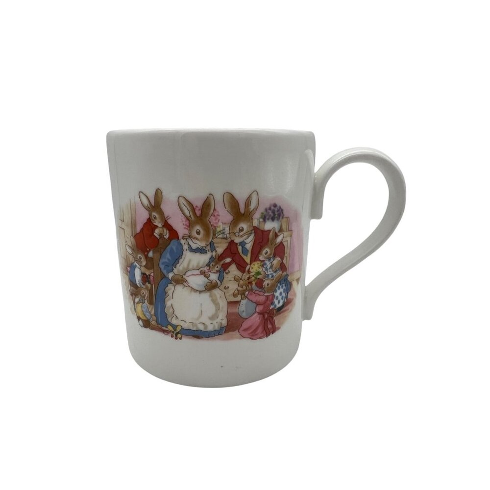 Royal Doulton Bunnykins New Arrival Mug Bone China Baby Gift England 3.5"